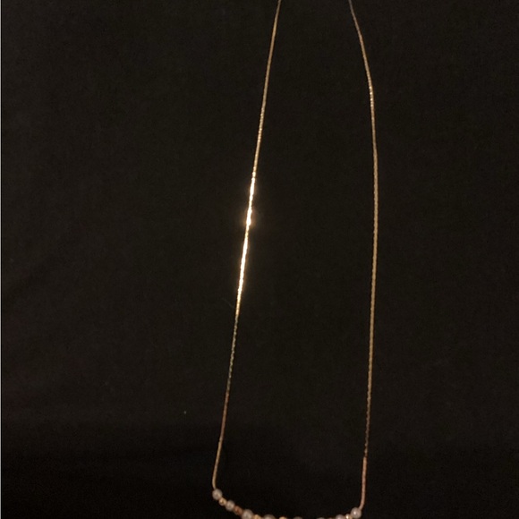 Imperial Gold Faux Round Gold/Pearl Necklace - Picture 6 of 8